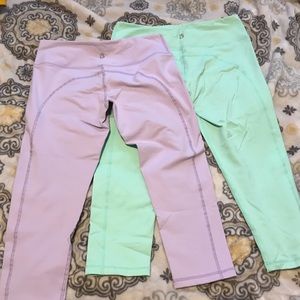 Buffbunny set of cropped leggings